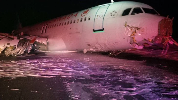Air Canada Plane Skids Off Runway at Halifax Airport Following Crash in South Korea