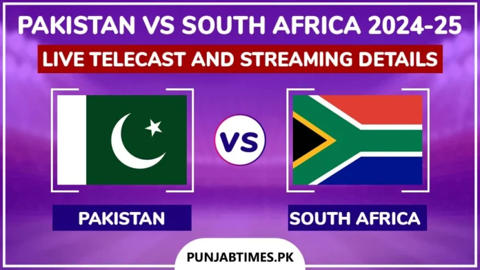 PAK vs SA Broadcast Channel in Pakistan | Live Streaming Details